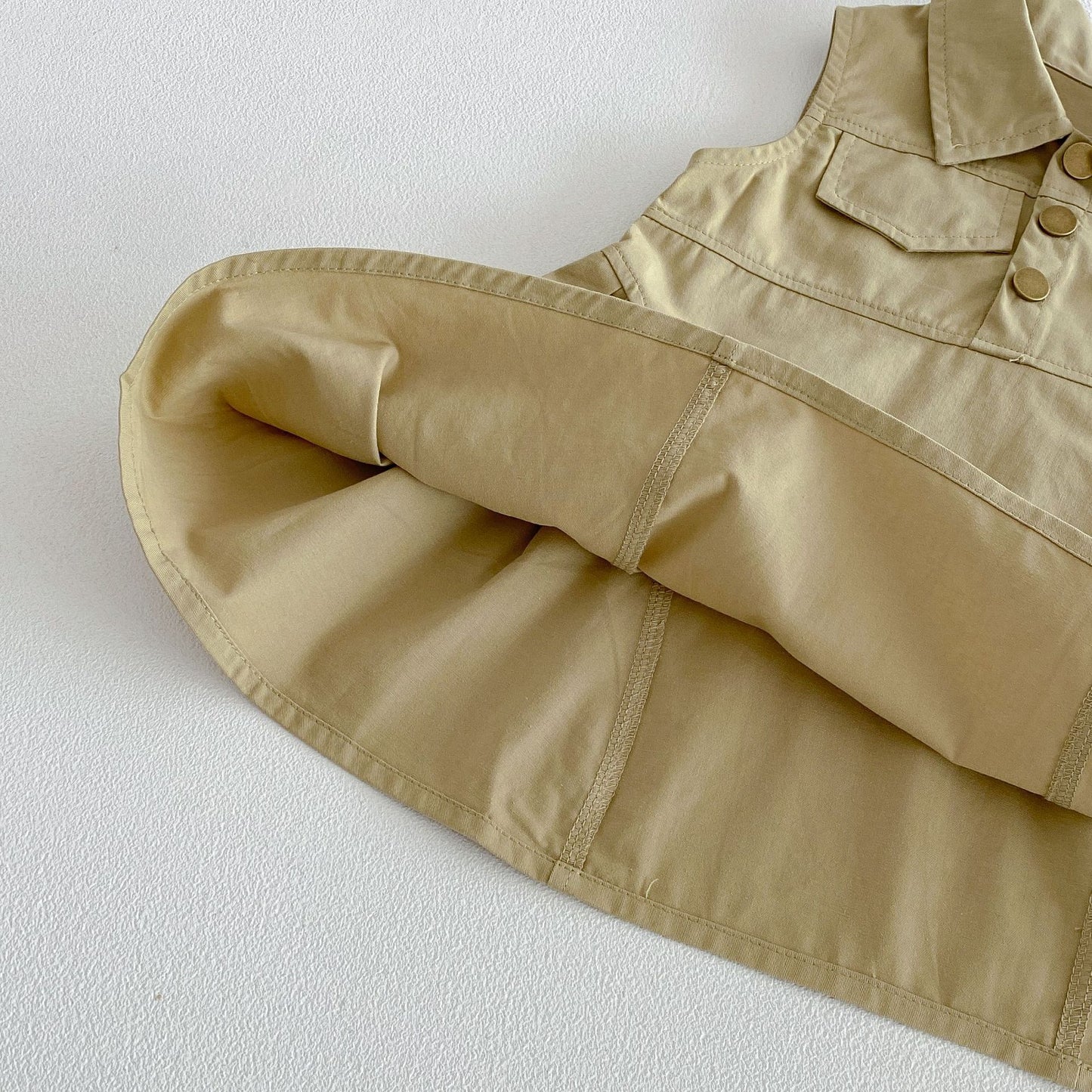 Summer Arrival Solid Color Sleeveless Turn-down Collar Dress for Stylish Girls, MyKids-USA®, Baby & Toddler Dresses, MyKids-USA -  -  -  -  -  -  - .