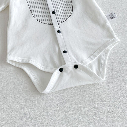 Summer Arrival Baby Boys Short Sleeves Turn-down Collar Striped Pattern Bodysuit, MyKids-USA®, Baby & Children's One-Pieces, MyKids-USA -  -  -  -  -  -  - .