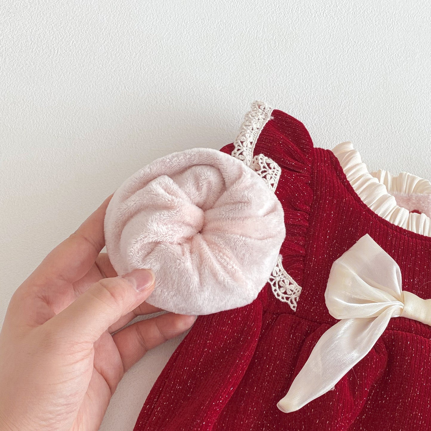 Autumn and Winter Arrival Baby Girls Long Sleeves Butterfly-bow Decorated Bodysuit, MyKids-USA®, Baby One-Pieces, MyKids-USA -  -  -  -  -  -  - .