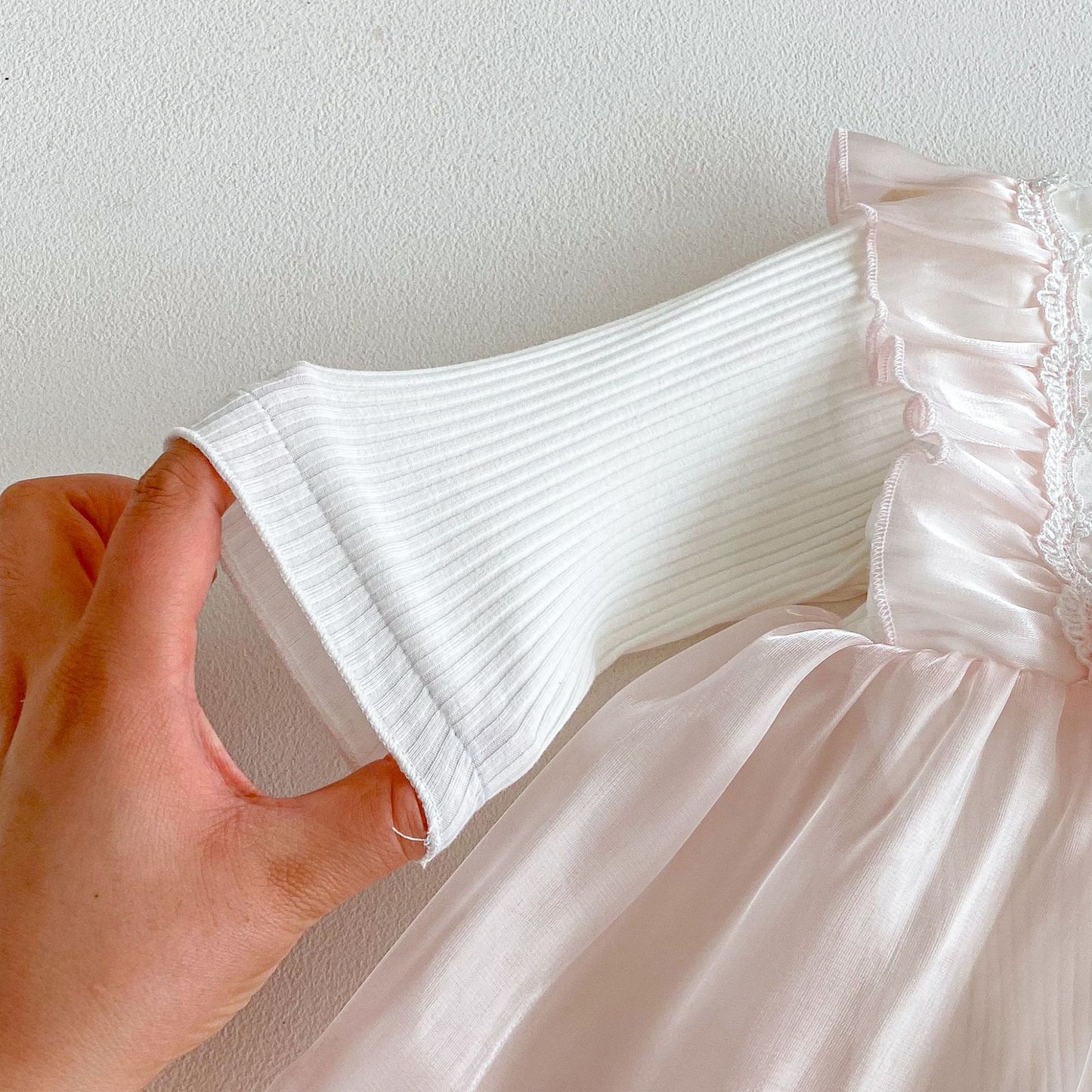 Summer and Spring Arrival Baby Kids Girls Color Patchwork Long Sleeves/Short Sleeves Cute Onesies Dress