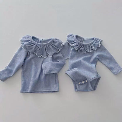 Arrival Autumn and Spring Baby Girls Simple Solid Color Long Sleeves Bodysuit, MyKids-USA®, Bodysuits, MyKids-USA -  -  -  -  -  -  - .