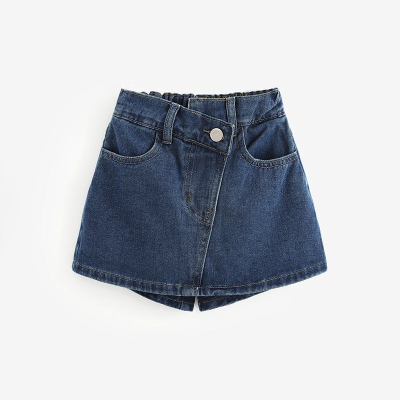 Arrival Summer Girls Plain Denim Shorts