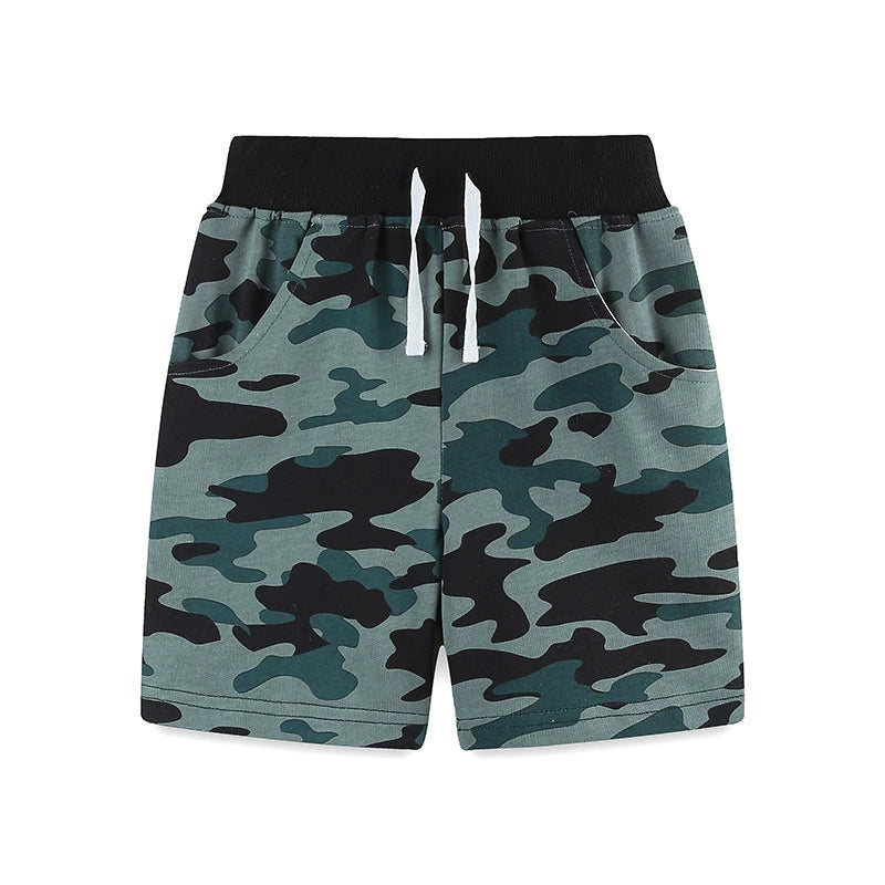 Summer Arrival Kids Boys Cotton Casual Style Camouflage Shorts, MyKids-USA®, Shorts, MyKids-USA - Size/Age - 90 (12-24M) - Color - Navy Blue (Dark Blue) -  -  - TR2505062127-C