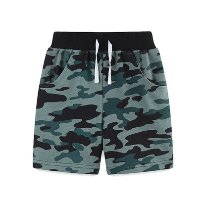 Summer Arrival Kids Boys Cotton Casual Style Camouflage Shorts, MyKids-USA®, Shorts, MyKids-USA - Size/Age - 90 (12-24M) - Color - Navy Blue (Dark Blue) -  -  - TR2505062127-C