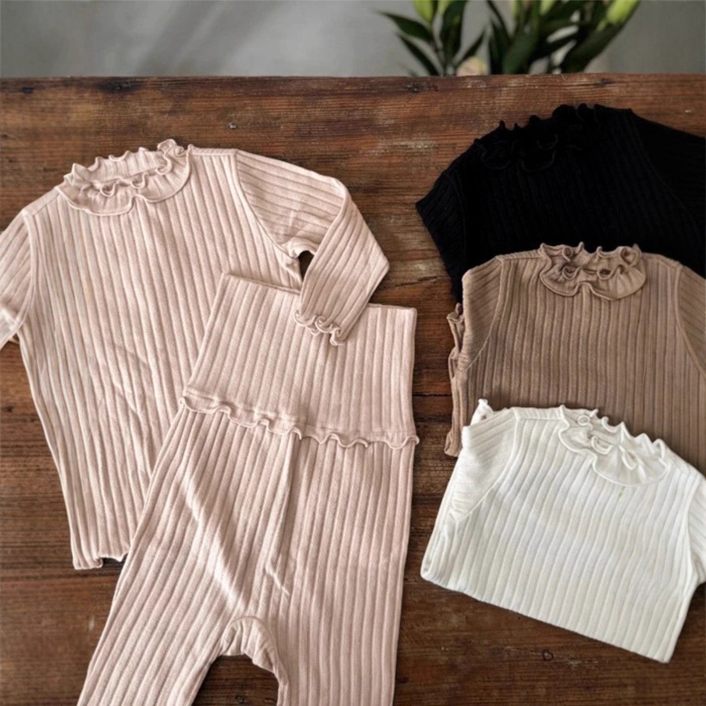 Autumn and Spring Baby Kids Girls Long Sleeves Solid Color Top and Pants Clothing Set, MyKids-USA®, Baby & Toddler Outfits, MyKids-USA -  -  -  -  -  -  - .