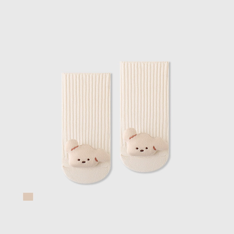 Autumn and Winter Baby Unisex Breathable Simple Animals Pattern Cute Socks, MyKids-USA®, Baby & Toddler Socks & Tights, MyKids-USA - Size/Age - XS (0-6M) - Color - Khaki -  -  - TR2511172159-C