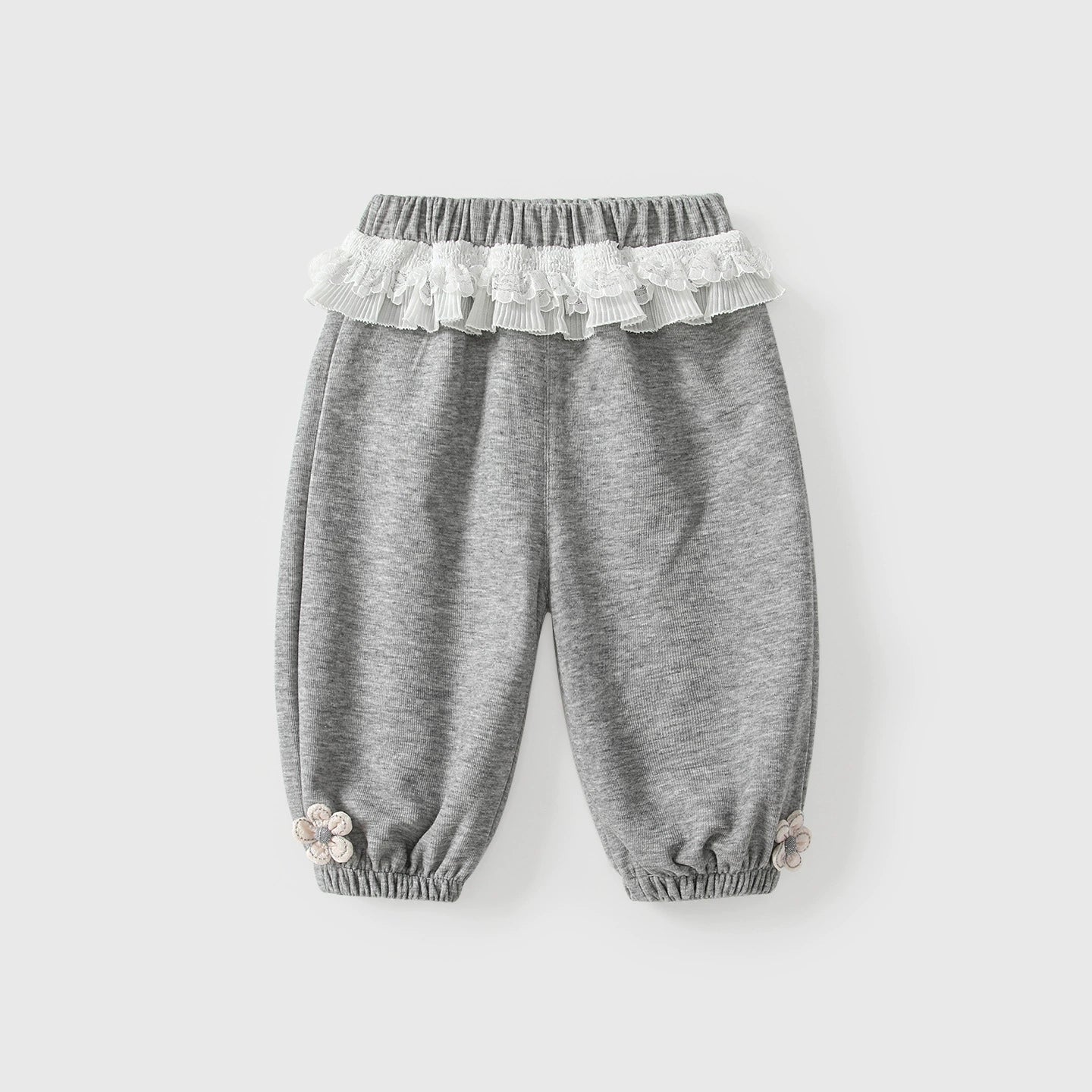 Arrival Autumn Baby Kids Girls Lace Color Patchwork Casual Pants, MyKids-USA®, Trousers, MyKids-USA - Size/Age - 80 (9-12M) - Color - Grey -  -  - TR2509042039-A