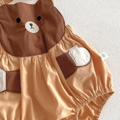 Summer Baby Kids Boys and Girls Short Sleeves Striped T-shirt and Cartoon Overalls Clothing Set, MyKids-USA®, Baby & Toddler Outfits, MyKids-USA -  -  -  -  -  -  - .