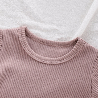 Autumn Arrival Baby Unisex Long Sleeves Solid Color Onesies with Hat and Socks, MyKids-USA®, Baby & Toddler Outfits, MyKids-USA -  -  -  -  -  -  - 