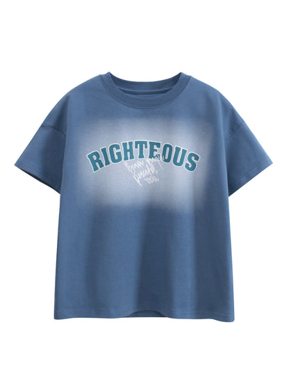 Arrival Letters Print Kids’ T-Shirt in European and American Style for Summer, MyKids-USA®, Baby & Toddler Tops, MyKids-USA - Size/Age - 120 (5-7Y) - Color - Blue -  -  - TR2501102146-A