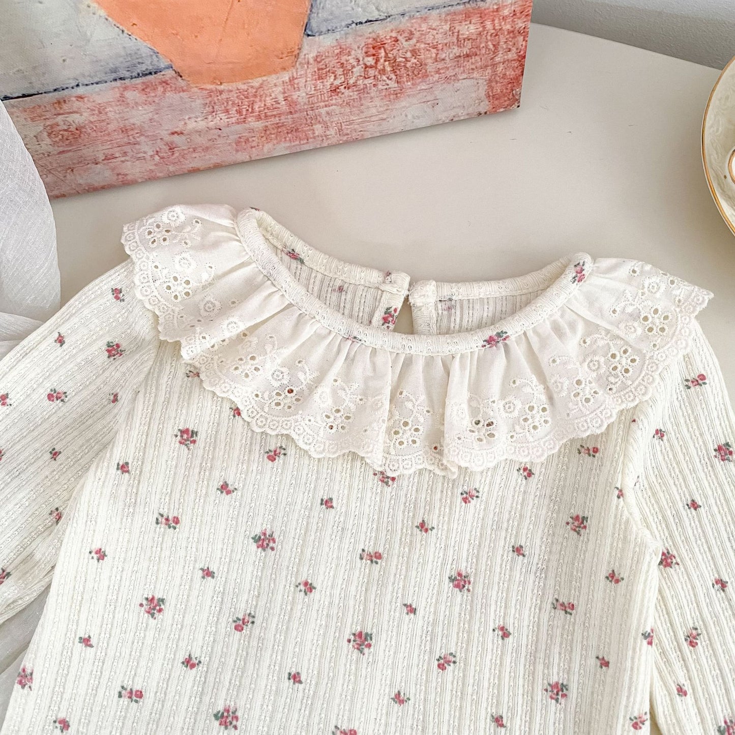 MyKids-USA® Arrival Autumn Baby Kids Girls Long Sleeves Floral Top and Pink Overalls