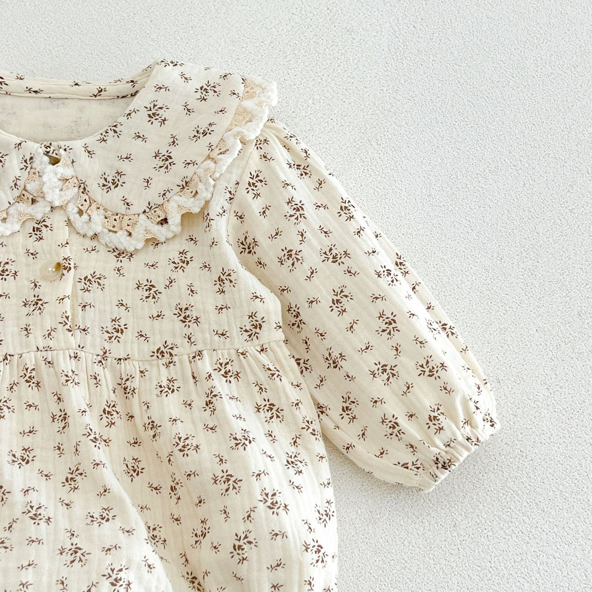 MyKids-USA® Autumn Arrival Baby Girls Long Sleeves Floral Bodysuit