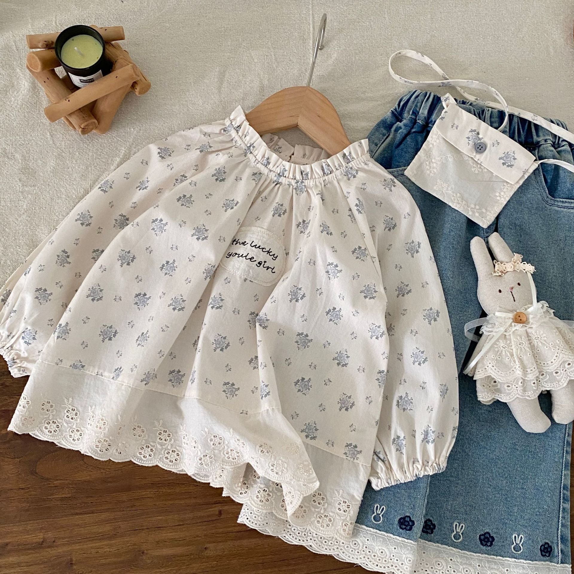 Arrival Spring Baby Kids Girls Flowers and Letters Pattern Top with Bags, MyKids-USA®, Baby & Toddler Tops, MyKids-USA -  -  -  -  -  -  - .