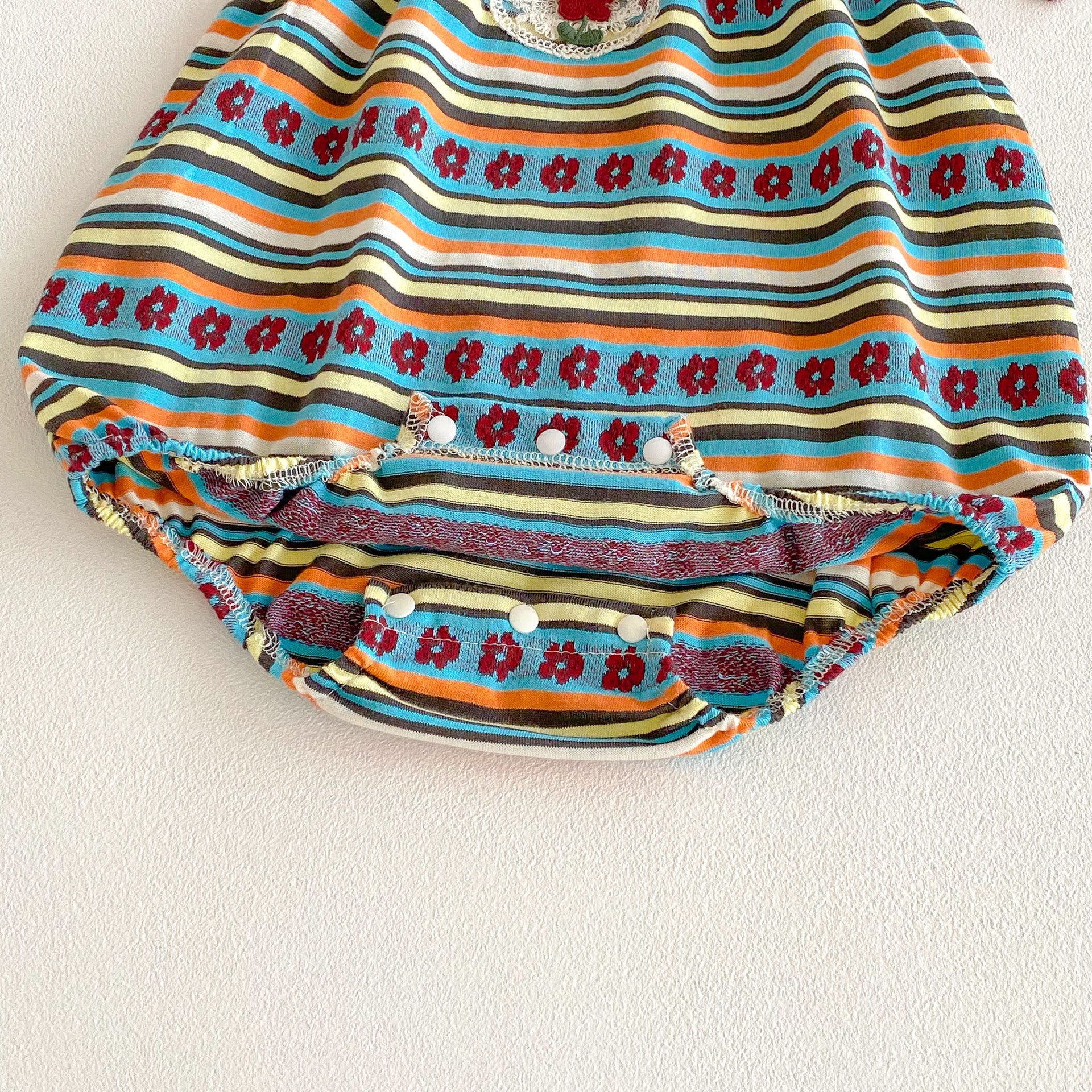 Design Summer Baby Kids Girls Sleeveless Flowers and Striped Pattern Bodysuit, MyKids-USA®, Baby & Children's One-Pieces, MyKids-USA -  -  -  -  -  -  - .