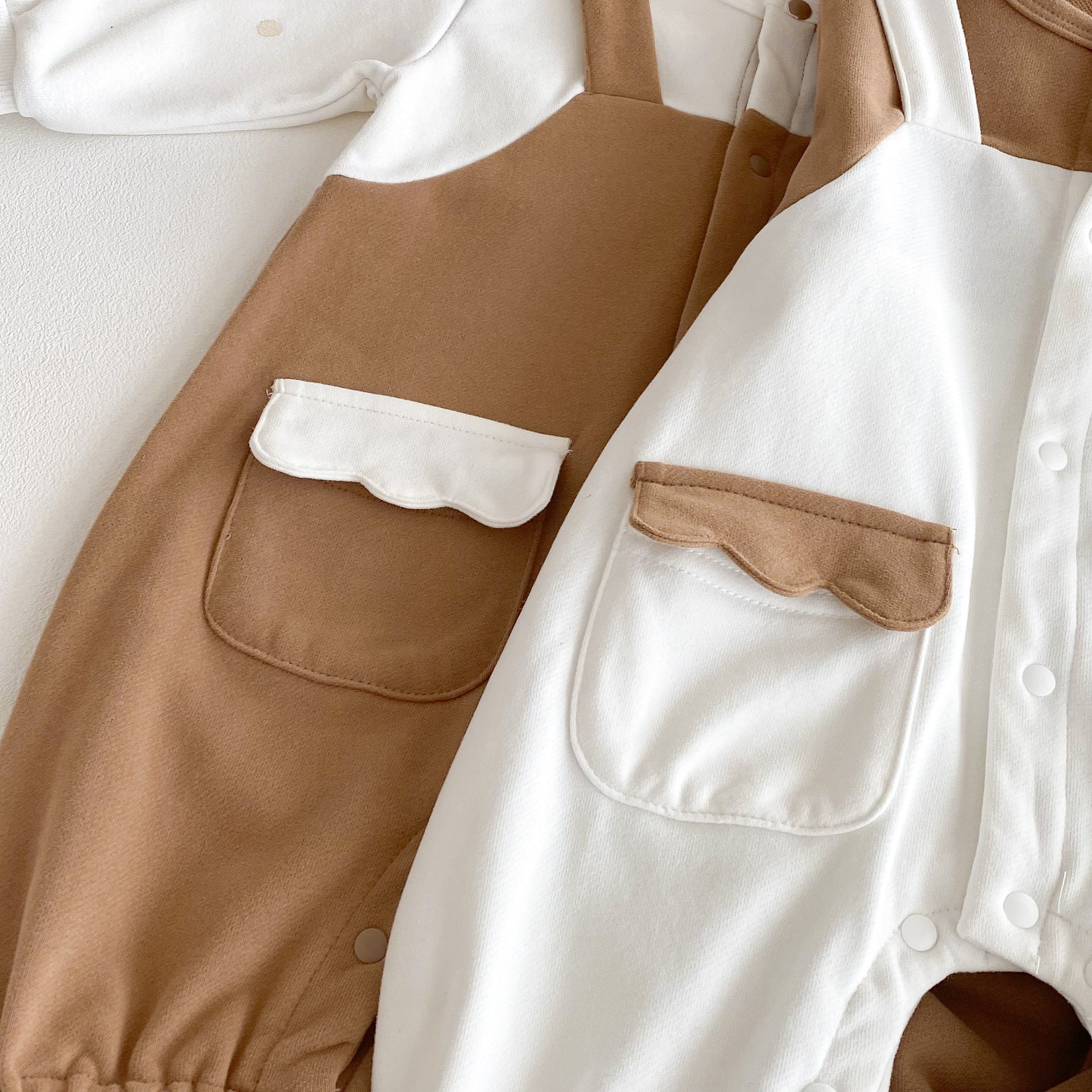 Autumn Arrival Baby Unisex Long Sleeves Cartoon Pattern Color Patchwork Rompers, MyKids-USA®, Baby One-Pieces, MyKids-USA -  -  -  -  -  -  - 