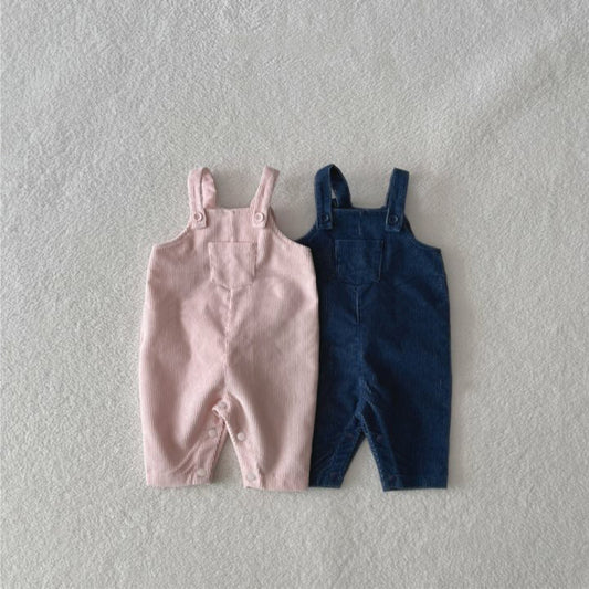 Autumn and Spring Arrival Baby Unisex Solid Color Corduroy Sleeveless Rompers Overalls, MyKids-USA®, Baby One-Pieces, MyKids-USA -  -  -  -  -  -  - .