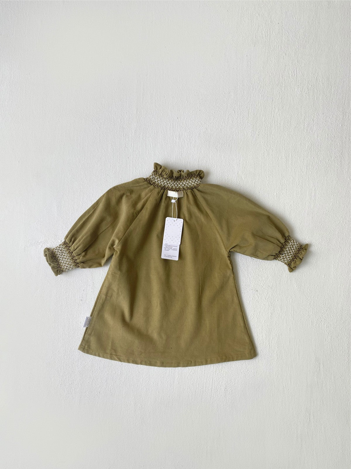 MyKids-USA® Autumn Arrival Baby Kids Girls Princess Long Sleeves Vintage Embroidery Dress