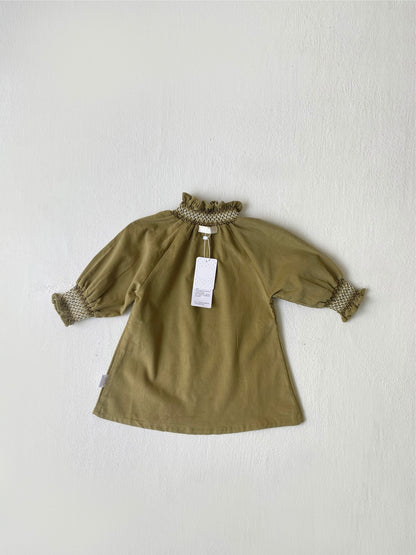 MyKids-USA® Autumn Arrival Baby Kids Girls Princess Long Sleeves Vintage Embroidery Dress