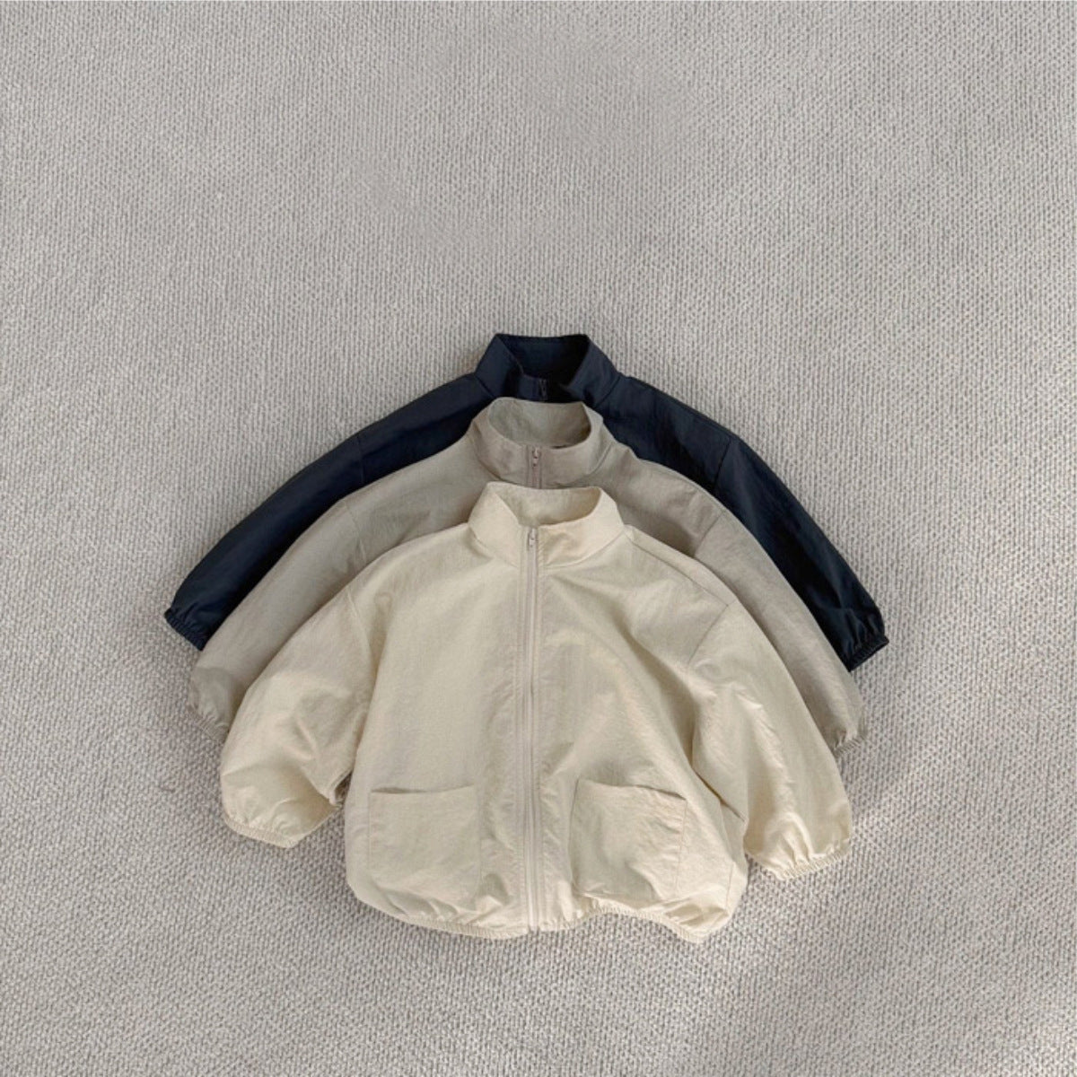 MyKids-USA® Autumn Arrival Kids Stand Collar Windproof Jacket