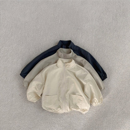 MyKids-USA® Autumn Arrival Kids Stand Collar Windproof Jacket