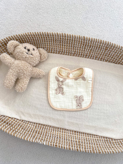 Adorable Cartoon U-Shaped Cotton Drool Cloth Muslin Bib, MyKids-USA®, Bibs, MyKids-USA - Size/Age - S (0-1Y) - Color - Grey -  -  - TR2403081717-E