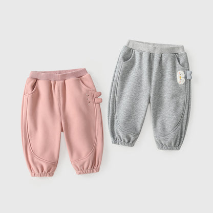 Winter and Autumn Arrival Casual Baby Kids Girls Cartoon Pattern Fleece-lined Pants, MyKids-USA®, Leggings, MyKids-USA -  -  -  -  -  -  - 