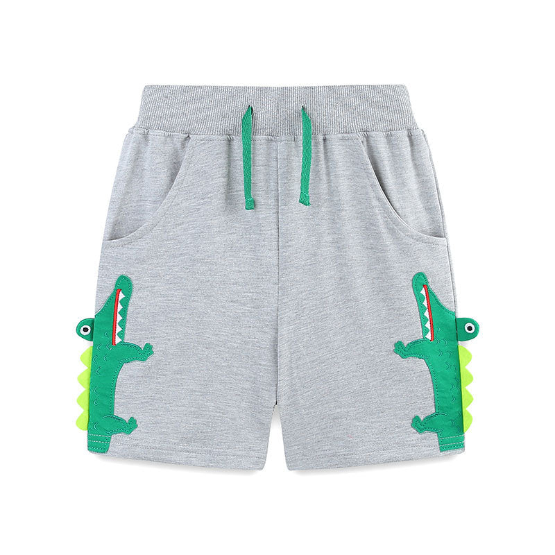 Summer Arrival Baby Kids Boys Cotton Casual Style Cartoon Crocodiles Pattern Shorts, MyKids-USA®, Shorts, MyKids-USA -  -  -  -  -  -  - 