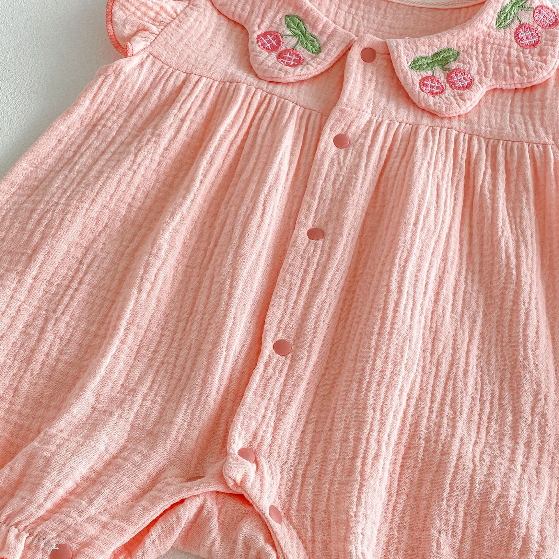 Summer Arrival Baby Girls Short Sleeves Fruits Pattern Rompers Bodysuits, MyKids-USA®, Baby & Children's One-Pieces, MyKids-USA -  -  -  -  -  -  - .