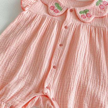 Summer Arrival Baby Girls Short Sleeves Fruits Pattern Rompers Bodysuits, MyKids-USA®, Baby & Children's One-Pieces, MyKids-USA -  -  -  -  -  -  - .