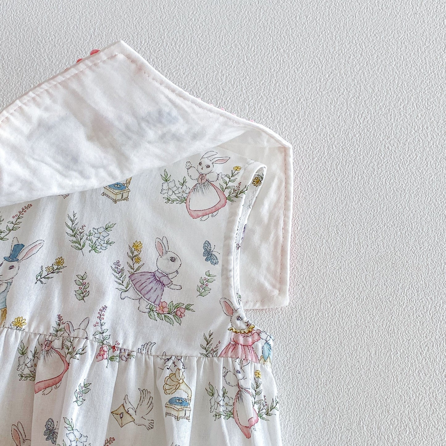 Design Summer Baby Kids Girls Sleeveless Rabbits and Floral Pattern Bodysuit, MyKids-USA®, Bodysuits, MyKids-USA -  -  -  -  -  -  - .