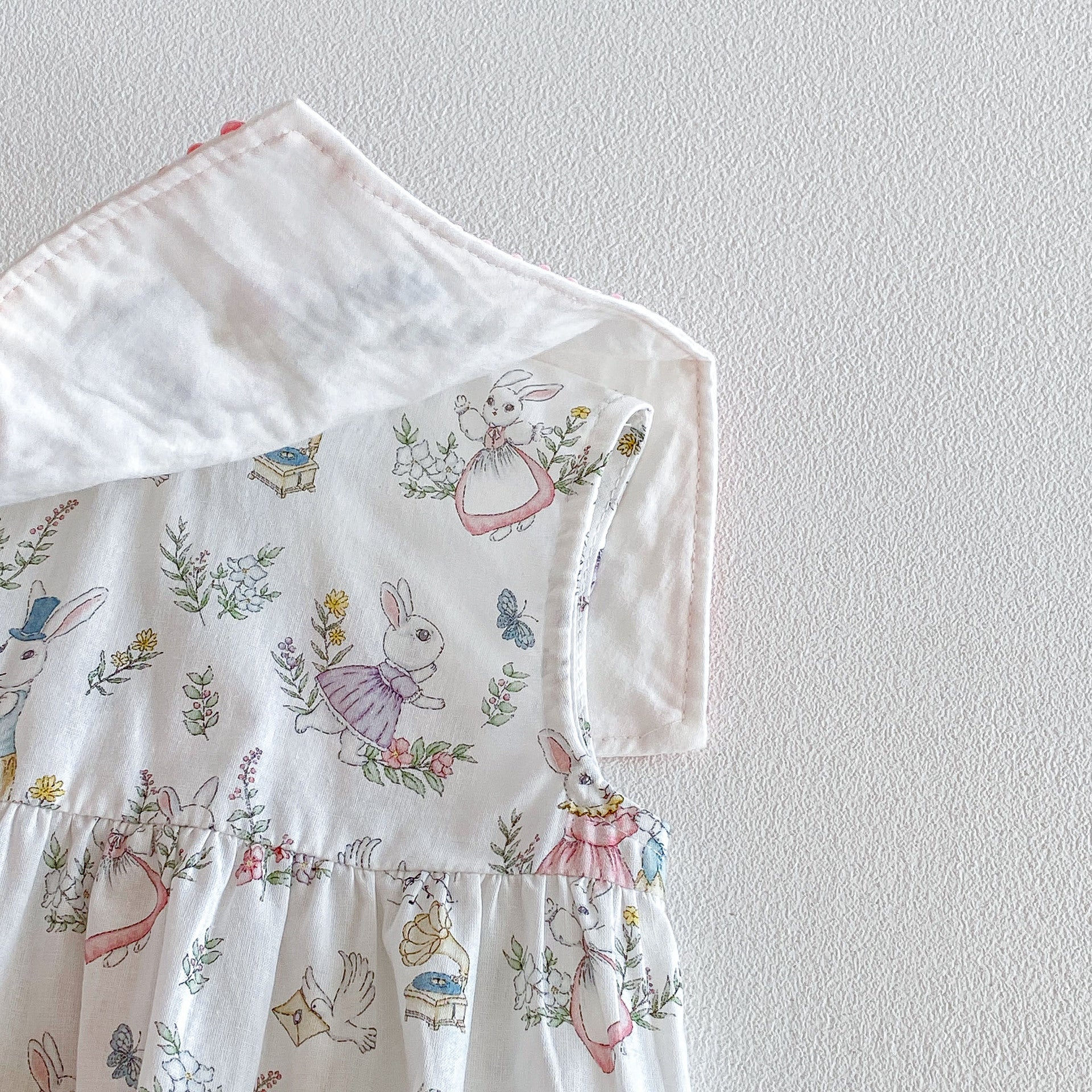 Design Summer Baby Kids Girls Sleeveless Rabbits and Floral Pattern Bodysuit, MyKids-USA®, Bodysuits, MyKids-USA -  -  -  -  -  -  - .