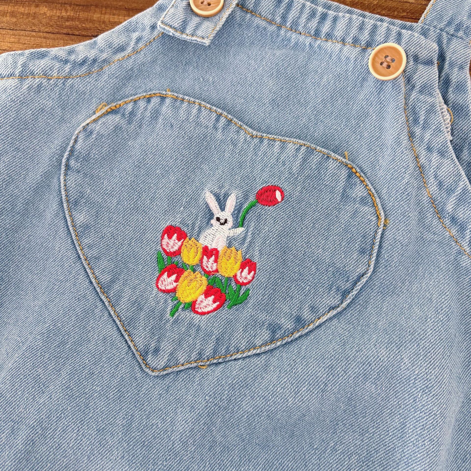 Summer Hot Selling Baby Kids Unisex Sleeveless Denim Blue Strap Onesies Overalls, White T-Shirt and Hat Clothing Set, MyKids-USA®, Baby & Toddler Outfits, MyKids-USA -  -  -  -  -  -  - 