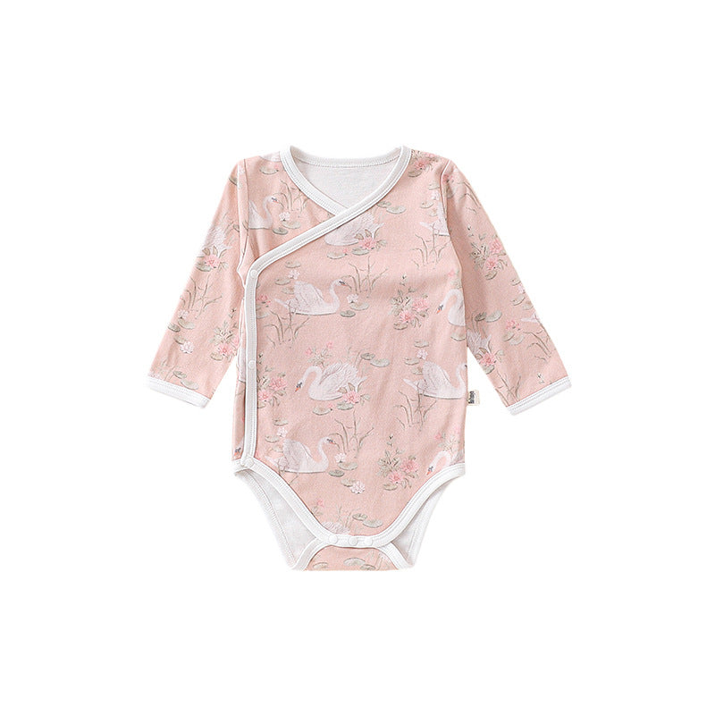 Autumn Hot Selling Baby Unisex Cartoon Animals Pattern Onesies with Hat, MyKids-USA®, Baby One-Pieces, MyKids-USA - Size/Age - 66 (3-6M) - Color - Pink -  -  - TR2408131120-C