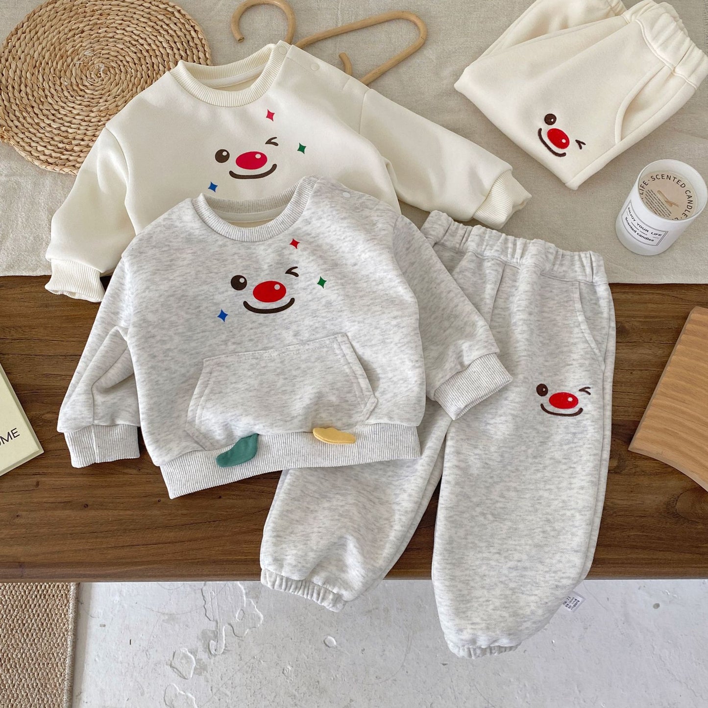 Autumn and Spring Baby Kids Long Sleeves Cute Cartoon Pattern Pullover and Pants Clothing Set, MyKids-USA®, Baby & Toddler Outfits, MyKids-USA -  -  -  -  -  -  - .