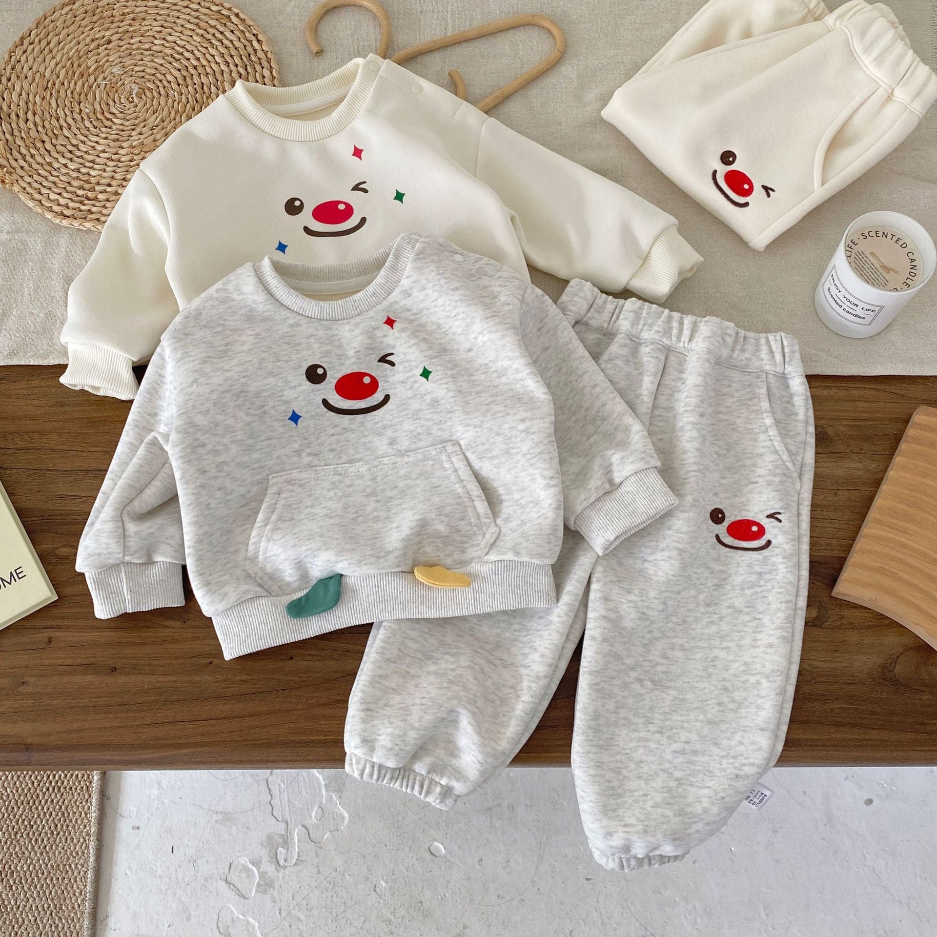 Autumn and Spring Baby Kids Long Sleeves Cute Cartoon Pattern Pullover and Pants Clothing Set, MyKids-USA®, Baby & Toddler Outfits, MyKids-USA -  -  -  -  -  -  - .