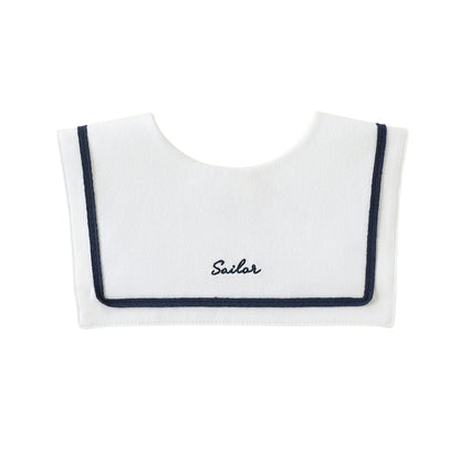 Adorable Letters Pattern Snap-on Square Shaped Bib, MyKids-USA®, Bibs, MyKids-USA - Size/Age - S (0-3Y) - Color - White -  -  - TR2605232251-D.