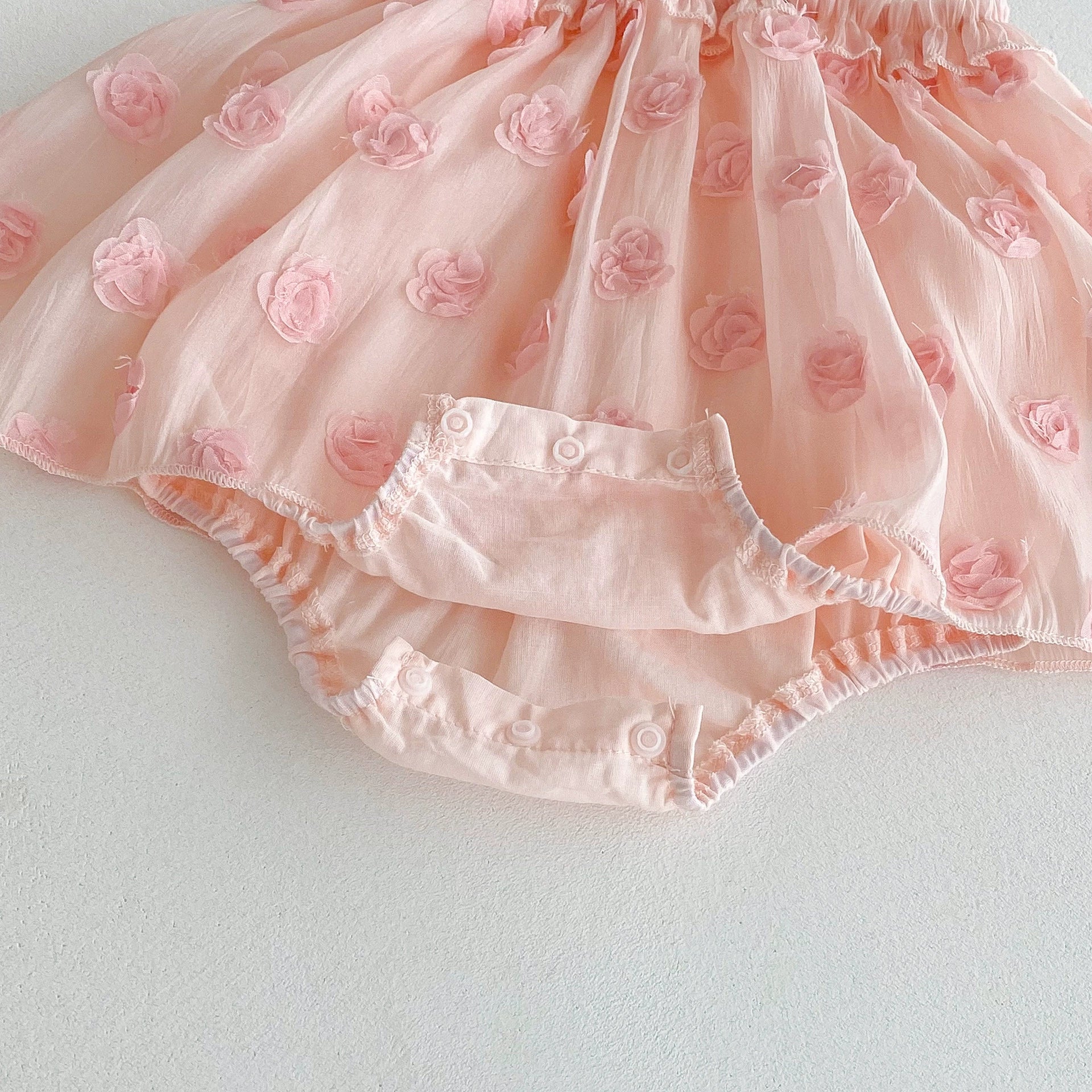 Summer Arrival Baby Girls Flowers Pattern Sleeveless Strap Onesies, MyKids-USA®, Baby One-Pieces, MyKids-USA -  -  -  -  -  -  - 