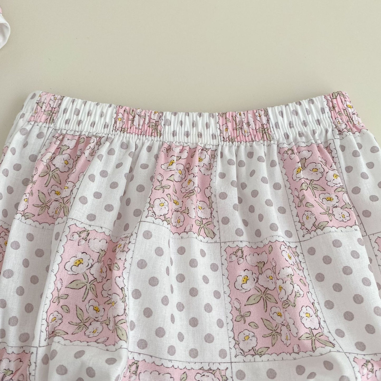 Summer Girls Flowers and Dots Pattern Short Sleeves Onesies and Clothing Set – Princess Sister Matching Set, MyKids-USA®, Baby & Children's Outfits, MyKids-USA -  -  -  -  -  -  - .