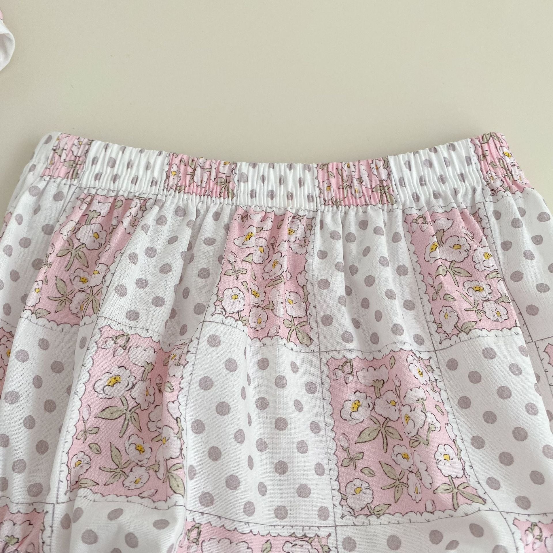 Summer Girls Flowers and Dots Pattern Short Sleeves Onesies and Clothing Set – Princess Sister Matching Set, MyKids-USA®, Baby & Children's Outfits, MyKids-USA -  -  -  -  -  -  - .