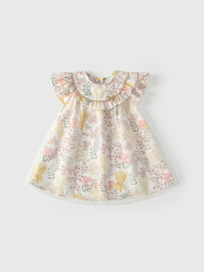 Summer Arrival Baby Girls Sleeveless Flowers Pattern Dress, MyKids-USA®, Baby & Children's Dresses, MyKids-USA -  -  -  -  -  -  - .