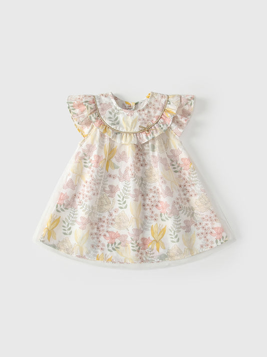Summer Arrival Baby Girls Sleeveless Flowers Pattern Dress, MyKids-USA®, Baby & Children's Dresses, MyKids-USA -  -  -  -  -  -  - .