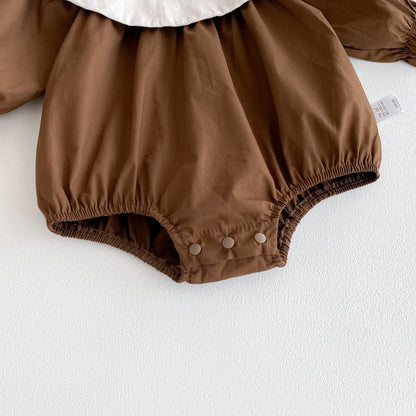 Autumn Baby Kids Girls Color Patchwork Long-sleeved Onesies and Dress – Princess Sister Matching Set, MyKids-USA®, Baby & Toddler Dresses, MyKids-USA -  -  -  -  -  -  - 