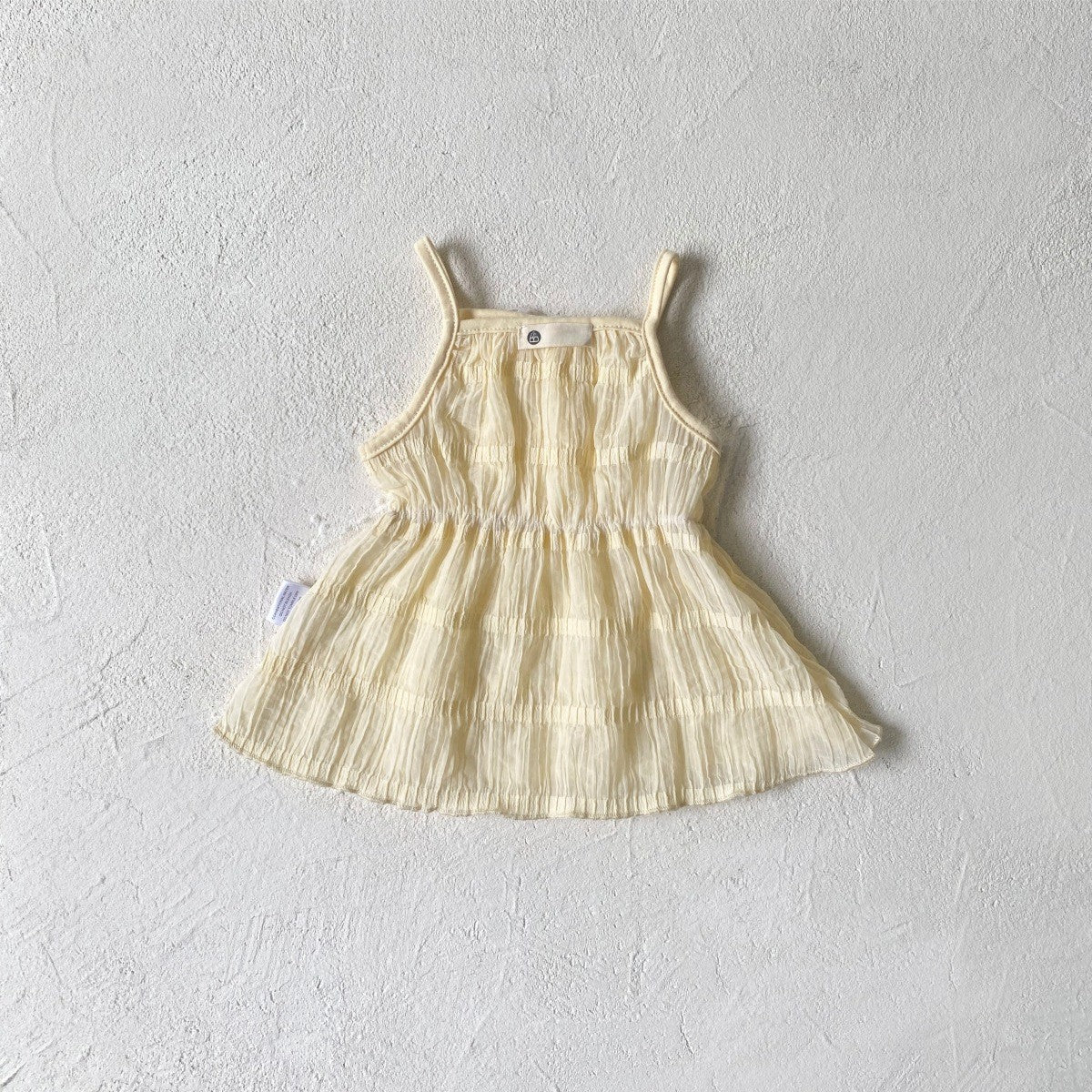 MyKids-USA® Summer Arrival Baby Girls Sleeveless Lace Trim Strap Dress