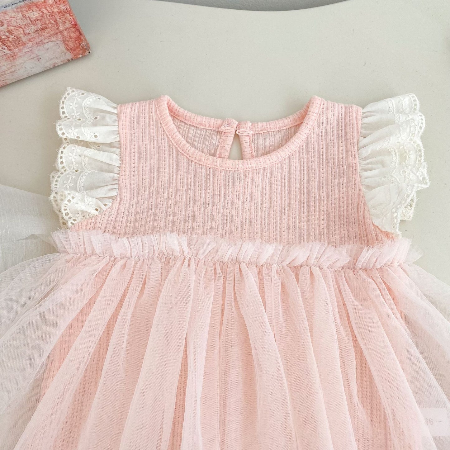 Summer Arrival Baby Girls Fly Sleeves Color Patchwork Bodysuit, MyKids-USA®, Bodysuits, MyKids-USA -  -  -  -  -  -  - .