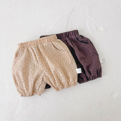 Summer Arrival Kids Unisex Cotton Casual Style Dots Pattern Shorts, MyKids-USA®, Shorts, MyKids-USA -  -  -  -  -  -  - 