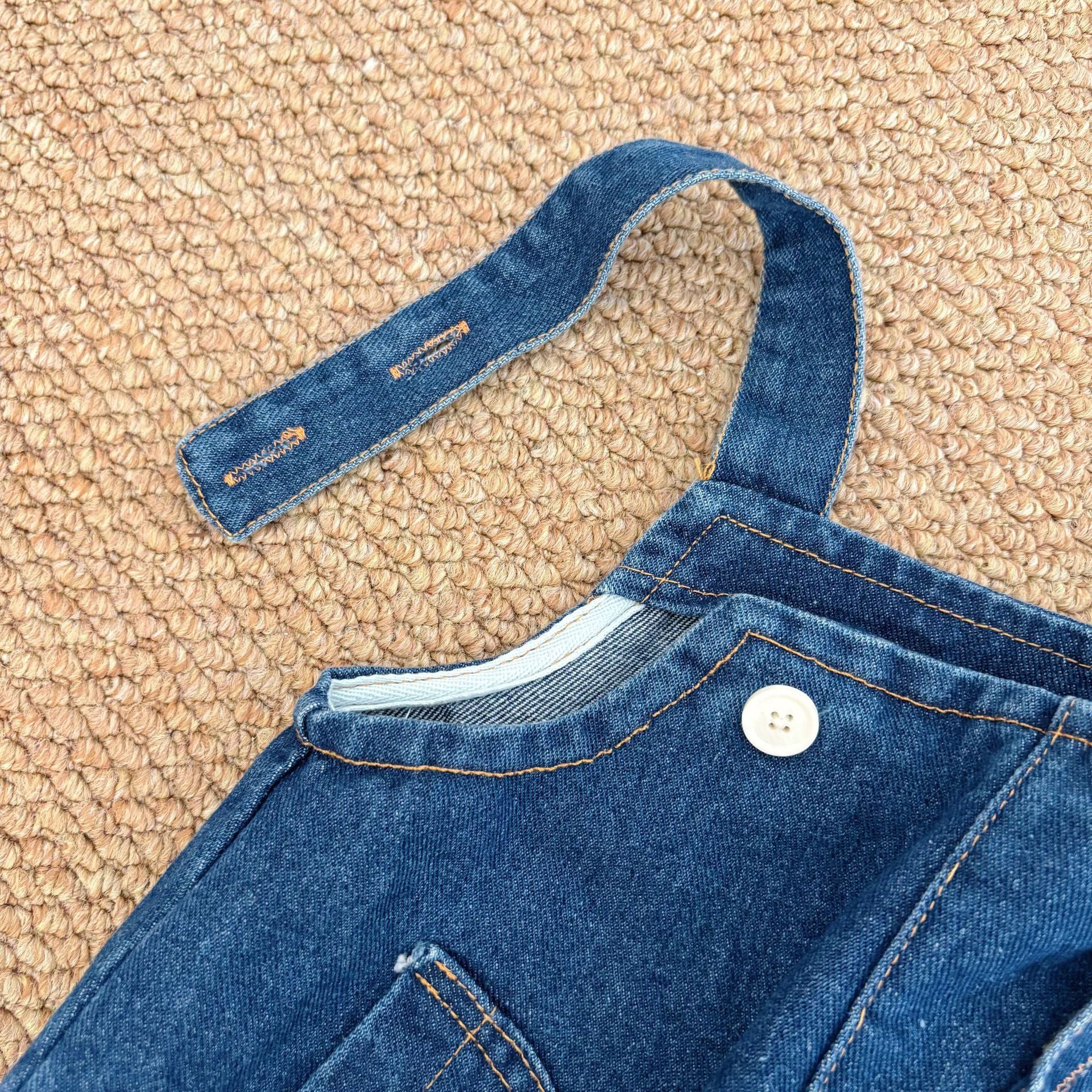 Summer Hot Selling Baby Kids Unisex Sleeveless Denim Blue Strap Onesies Overalls and White T-Shirt Clothing Set, MyKids-USA®, Baby & Toddler Outfits, MyKids-USA -  -  -  -  -  -  - 