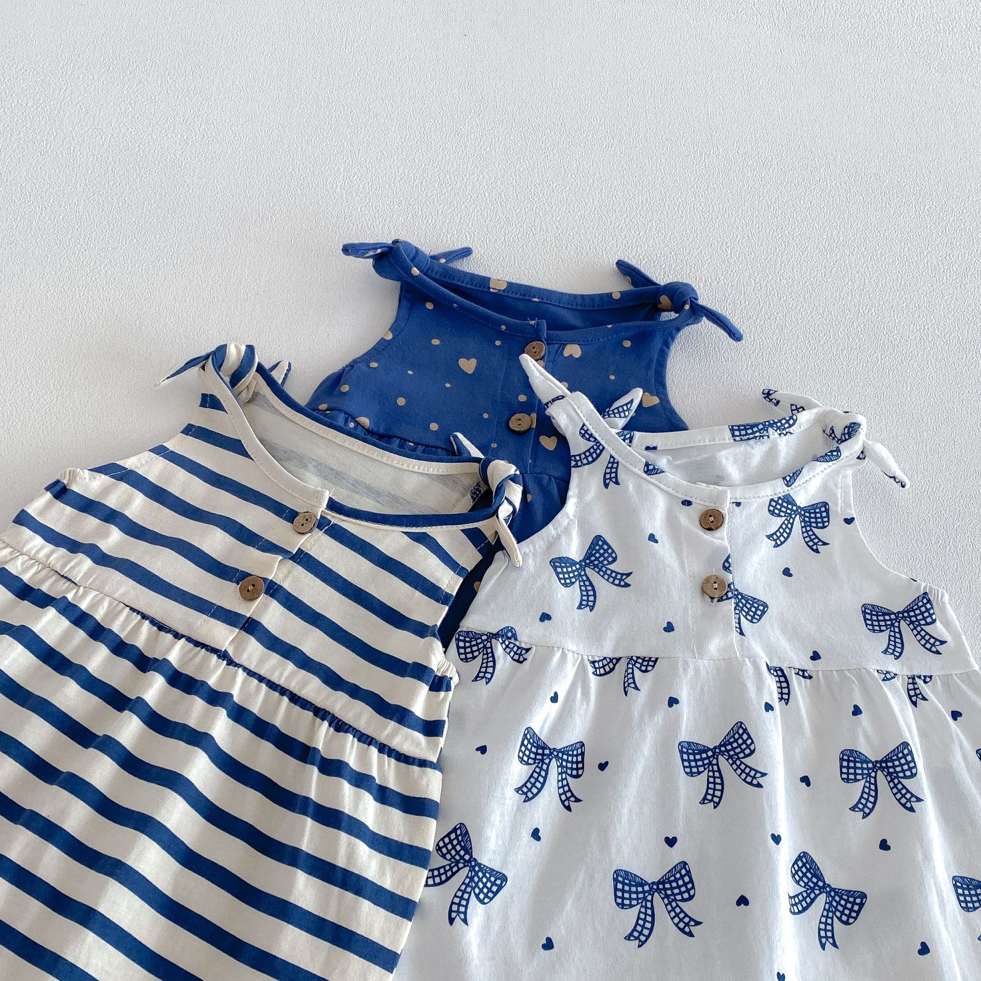 Summer Arrival Baby Sleeveless Cute Pattern Strap Rompers, MyKids-USA®, Baby One-Pieces, MyKids-USA -  -  -  -  -  -  - .