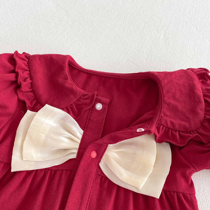 Summer Arrival Baby Girls Cute Short Sleeves Color Patchwork Rompers, MyKids-USA®, Baby One-Pieces, MyKids-USA -  -  -  -  -  -  - 