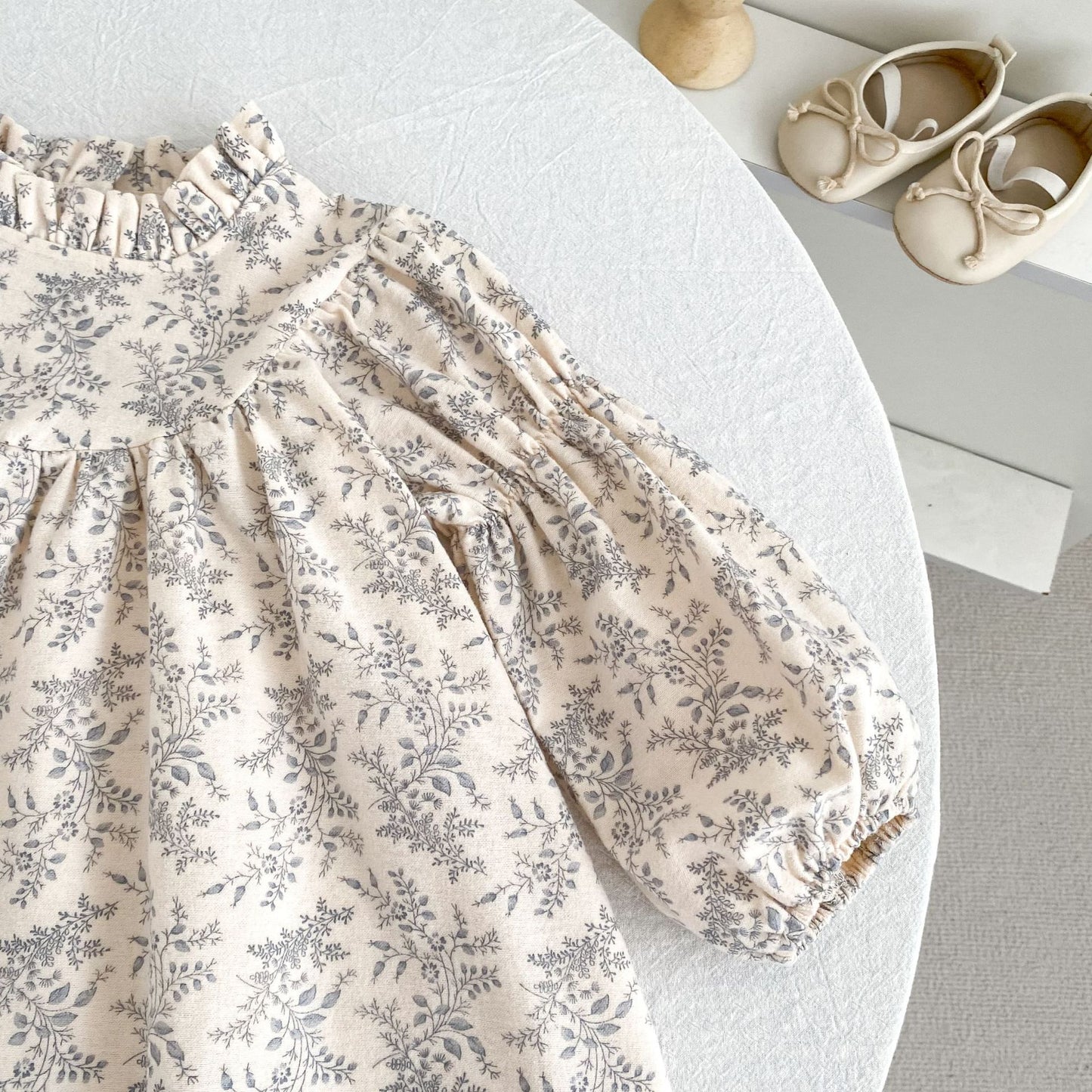 MyKids-USA® Autumn Vintage Floral Baby Kids Girls Princess Long Sleeves Dress
