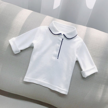 Arrival Spring and Autumn Baby Kids Boys Turn-down Collar Shirt